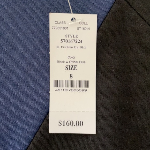 NWT White House Black Markwt color block dress size 8 - Picture 6 of 7